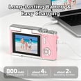 thumbnail image 6 of Ourlife 4K Digital Camera,Autofocus 48MP 1080P HD Video Selfie Camera with 180° Flip Screen,Kids Digital Camera 8X Zoom Anti Shake Compact Cameras for Photography,32GB Card, 6 of 11