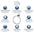 thumbnail image 6 of Transolid Ctr Cara 6-1/2" Wall Mounted Towel Ring - Chrome, 6 of 7