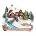thumbnail image 3 of Christmas Rotating Music Statue Christmas Home Decoration A, 3 of 5