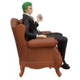 thumbnail image 3 of Dxuioz 14cm Sofa Roronoa Zoro Figure Action Figure PVC Handmade Sculpture Desktop Figure Collectible, 3 of 6
