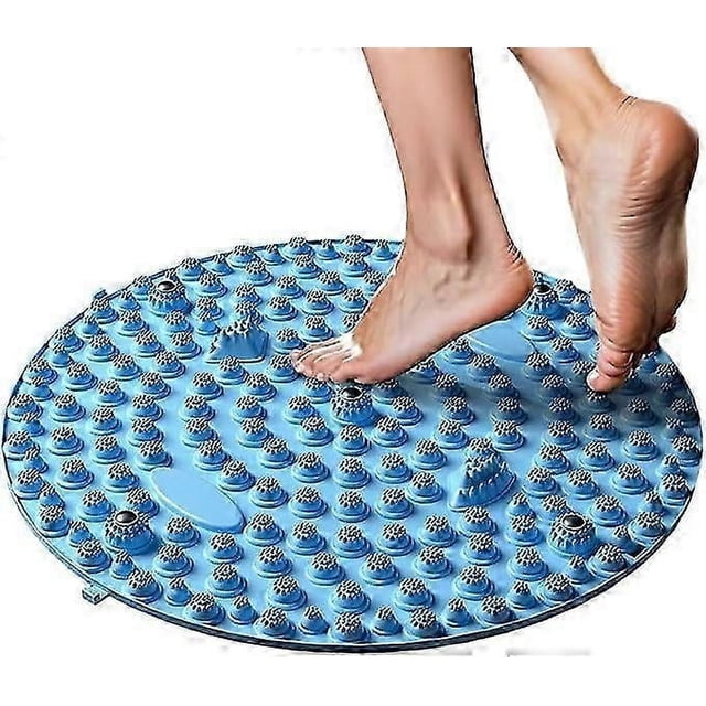 Foot massage mat,acupressure mat for foot massage foot reflexology pad with 5 integrated magnets,for walking and sitting for a long time