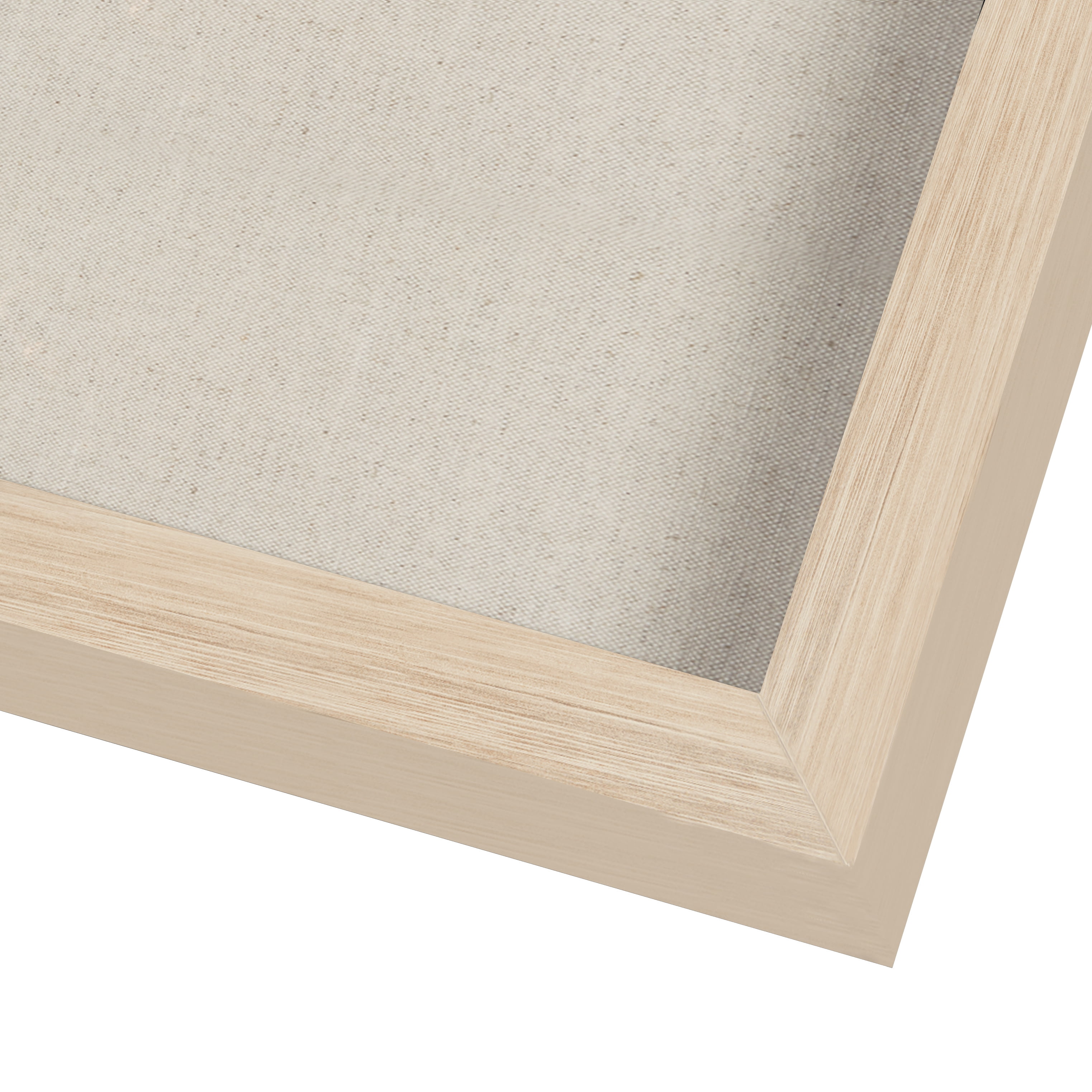 Americanflat 11x14 Shadow Box Frame in Light Wood with Soft Linen Back - Composite Wood with Polished Glass for Wall and Tabletop Light Wood 11x14 1 Pack