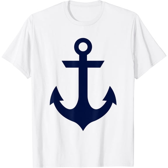 Preppy Nautical Anchor Gifts for Sailors Boaters & Yachting T-Shirt mens t shirt,white,women,funny,misfits,men,journey