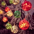 thumbnail image 1 of Xihbxyly Guirnalda de Luces Led Navideñas con Forma de Bola de Nieve, Diseño de Alambre de Cobre Flexible, Funciona con Pilas para Uso Interior y Exterior, Decoración Festiva para Árboles de Navidad,, 1 of 2