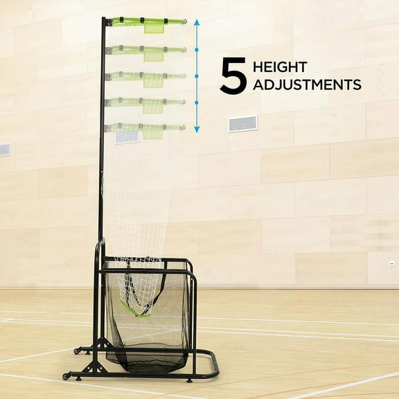 Volleyball Setting Trainer Volleyball Setter Training Equipment Adjustable Height Angle Practice Volleyball Net for Indoor and Outdoor Practice
