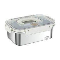 304 Stainless Steel Food Storage Container | Leak-Proof Sealed Lunch Box | Oven & Dishwasher Safe Bento Box | Multi-Size Fresh-Keeping Container for Meal Prep & Leftovers