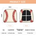 thumbnail image 3 of Baseball Pattern Seat Covers for Dining Room Chairs Set Of 4,Stretch Printed Washable Chair Seat Cover with Elastic Ties and Button,Removable Waterproof Couch Cushion Covers, 3 of 6
