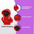 thumbnail image 3 of Car Gear Shift Hoodie, Universal Gear Shift Knob Cover, Hoodie For Car Shifter, Automotive Manual Interior Cute Gadgets, Car Interior Accessories And Decorations-red-One piece, 3 of 6