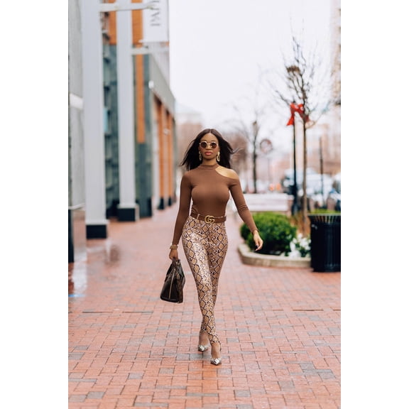 Porsha Snake Print Pants