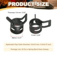 thumbnail image 2 of Uxcell Spring Band Hose Clamps, Manganese Steel Spring Clip Pipe for Fuel Line Silicone Vacuum Air Hose Tube Water Pipe 8.6-9.5mm OD 0.3"(8mm) ID, 2 of 7