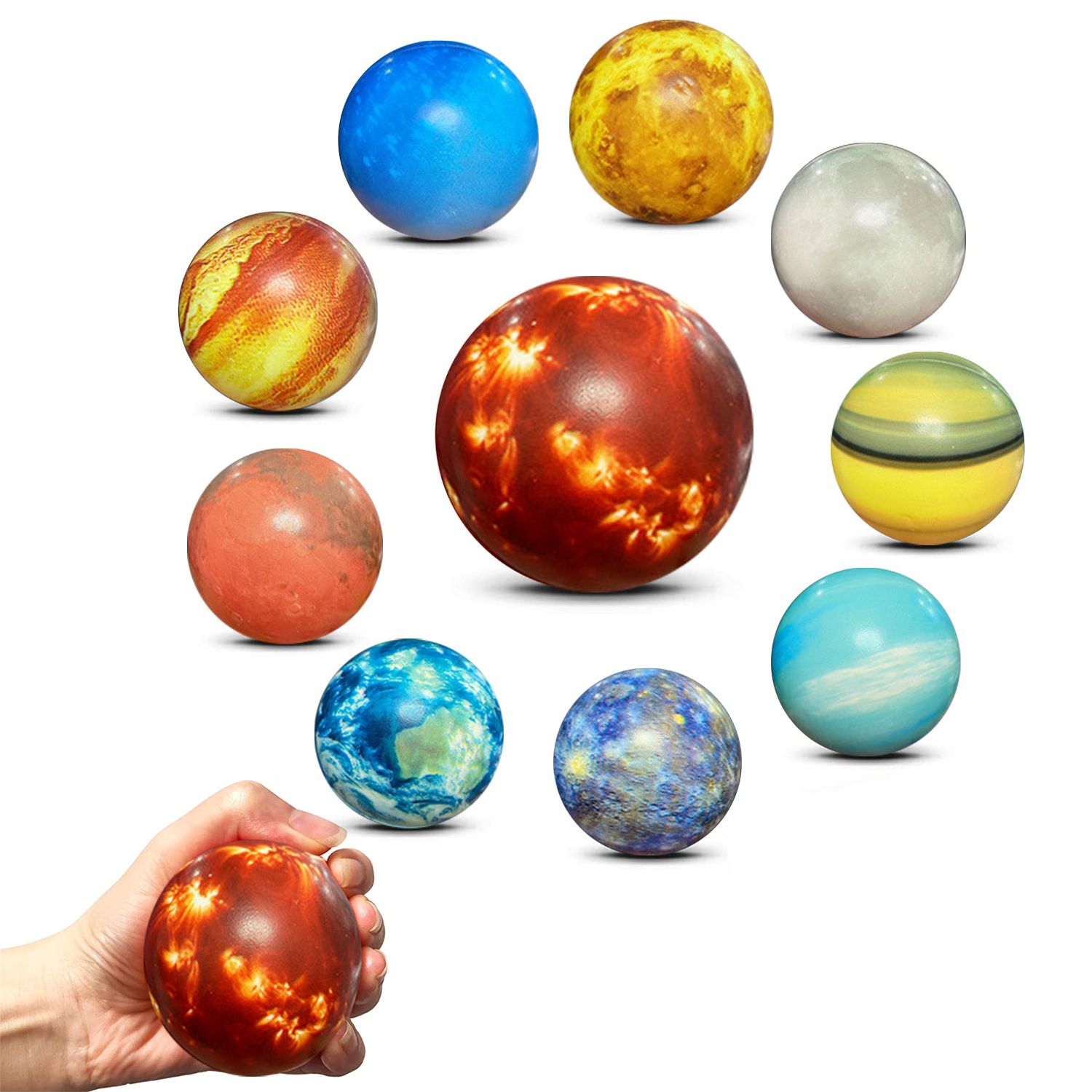 Planets For Kids Solar System Toys Fun Party Favors Squishy Solar 