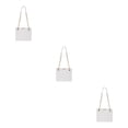 thumbnail image 2 of Justharion Sac à Main Robuste et Durable pour Toute Occasion, à la Mode et Polyvalent, Fabriqué Blanc, Ensemble de 3, 2 of 6