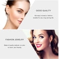 thumbnail image 2 of 8pcs Accessories with Hole Safe Ear Clip-on Loop Pad Material Backs Findings No Painless Triangular Silver Tool Clips Clip- Triangle Earrings Pads Earring for Back Converter, 2 of 5