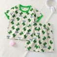 thumbnail image 6 of YTDSCS Toddler Kids Girls Boys Pajamas Outfit Soft Cotton Jammies Summer Crewneck Sleepwear Pjs 2PCS Set 1-6T, 6 of 9
