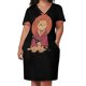 thumbnail image 3 of Vestido suelto con bolsillos Neko Battousai, vestidos de fiesta para mujer, vestidos de noche, vestidos de ceremonia, 3 of 7