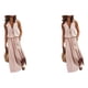 thumbnail image 1 of Jumpingount Vestido de verano elegante y elegante para mujer: imprescindible para todas las mujeres Otro vestido informal para mujer de salón rosa albaricoque SG 2Conjunto, 1 of 6