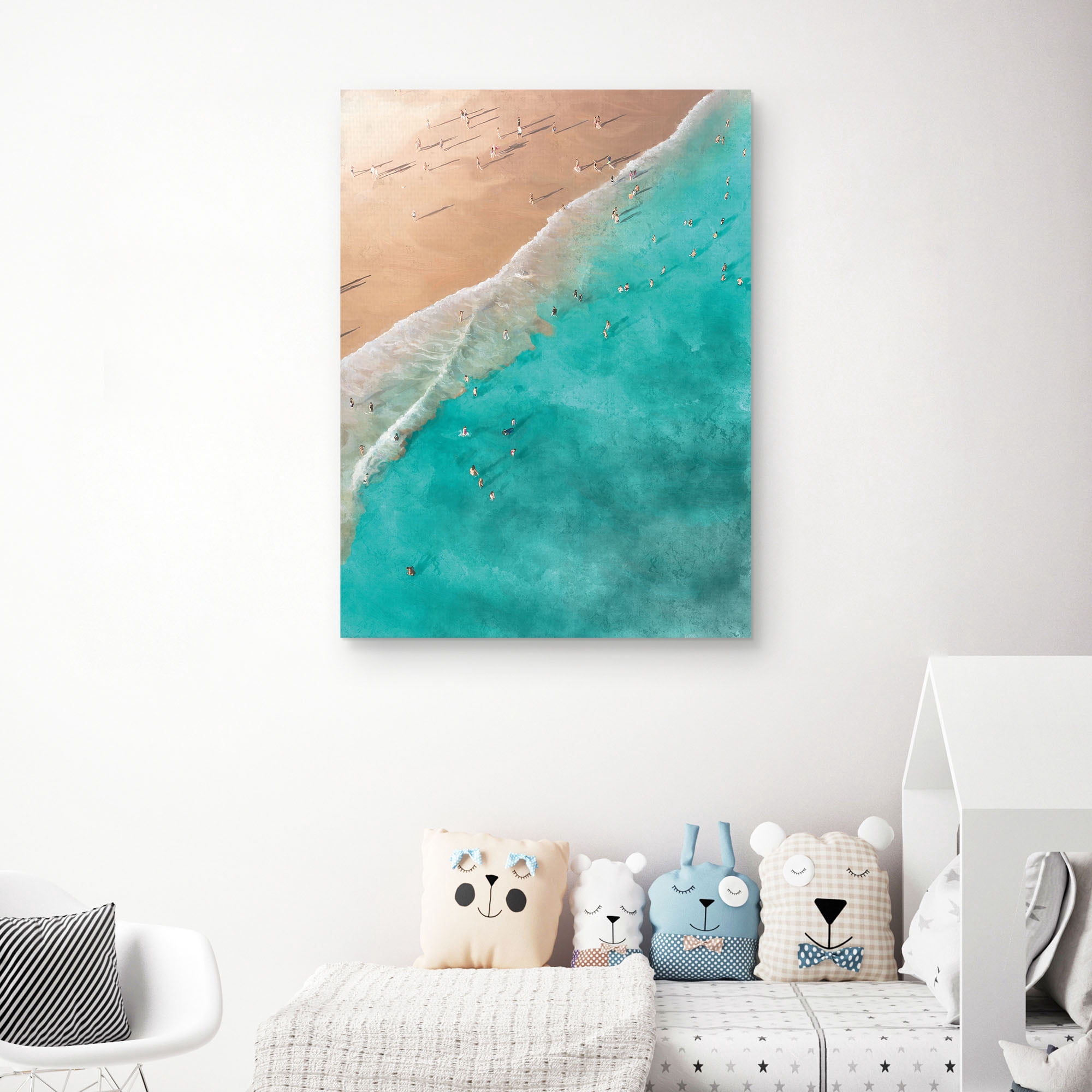 Beach Happy II by Studio Arts Canvas Art Print, 1.5" x 30"