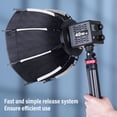 thumbnail image 3 of Octagonal Soft Box, Deep Mouth Structure Quick Setup Promote Light Output Small Softbox  for Studio, 3 of 7