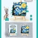 thumbnail image 3 of Noche Estrellada Van Gogh Mini Pintura Bloques Armables Rompecabezas 3D Mini, 3 of 6