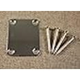 thumbnail image 2 of Universa Guitar Neck Plate For Fender Telecaster Stratocaster w/Screws- CHROME (C29), 2 of 4