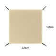 thumbnail image 1 of Yimiti Bâche de Tente Couverture Abri Solaire Imperméable Couverture de Tente Tissu de Tête Hydrofuge, Beige 110*110 cm, 1 of 8