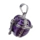 thumbnail image 5 of Colgante urna con forma de corazón esmaltado para cenizas de cremación Púrpura, 5 of 9