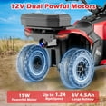 thumbnail image 4 of OLAKIDS Kids ATV with Spray Function, Remote Control, Storage Trunk, 6V Electric Toddler Ride on Toy, 4 of 9