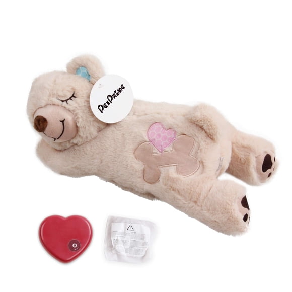 Peluche PetPrime Heart Beat Puppy Oso de peluche para perros