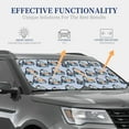 thumbnail image 4 of Disketp 2 Piece Police Car Pattern Windshield Sunshades,Folding Windshield Sun Shade For Car Suv Trucks Sedan,Blocks Uv Rays Sun Visor Protector-Small, 4 of 7