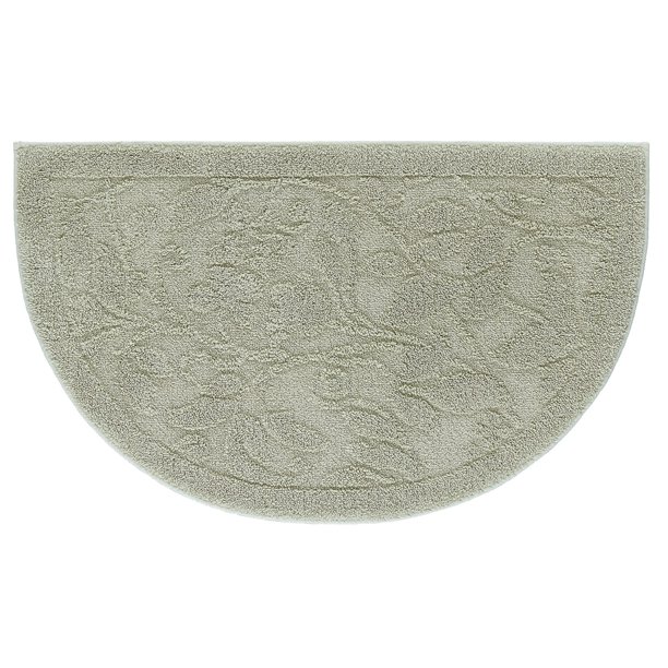 Mohawk Home Foliage Sage Bath Rug Slice, 2'x3'3", Green