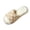 Khaki, variant on Womens Slides Pink Checkered Plaid Fuzzy Slippers Open Toe House Shoes Soft Fluffy Plush Slip-On Indoor Outdoor Anti-Slip Sole Spa Bedroom Loungewear Cute Aesthetic Gift