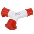 thumbnail image 1 of Conector de enchufe industrial, enchufe industrial con aislamiento PA66, enchufe industrial, enchufe industrial probado profesionalmente, 1 of 12