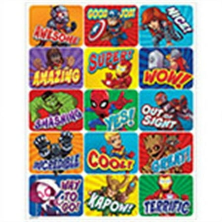 UPC: 0073168427996 | EU-657302 – Marvel Super Hero Adventure Stickers – Success by Eureka