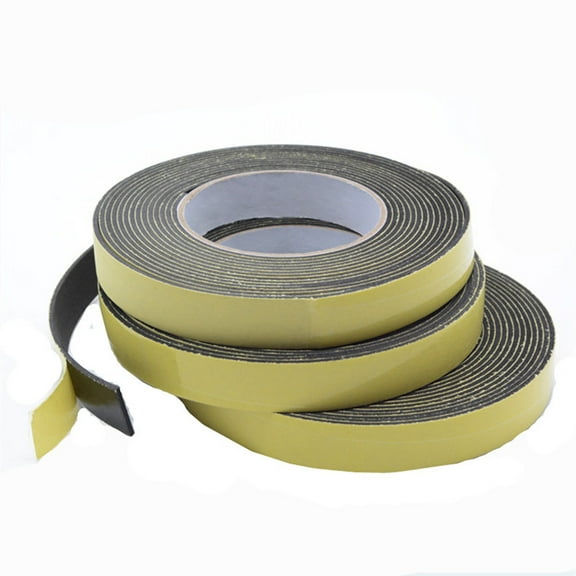 SagaSave Sponge EVA Foam Tape Single Side Adhesive Weather Stripping for Indoor Outdoor Use 12mm-50mm