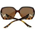 thumbnail image 4 of Moschino Sunglasses Women Brown Havana Rectangular MO600 04 M07, 4 of 5