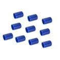 thumbnail image 1 of Paquete de 10 fundas para tacos de billar, protectores de tacos de billar y tapas de goma para tacos. 13 mm azul, 1 of 9