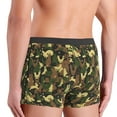 thumbnail image 4 of Men's Boxer Briefs, Rabbit Green Camouflage Soft Comfy Mens Underwear Boxer Briefs Breathable With Widen Waist, 4 of 7