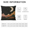 thumbnail image 5 of COMIO  Boho Modern Art Sun Moon Decorative Throw Pillow Covers, Minimalist Mountain Landscape Pillow Cases Cushion for Bedroom Living Room, Boho Nature Gifts for Girls Women, 5 of 5