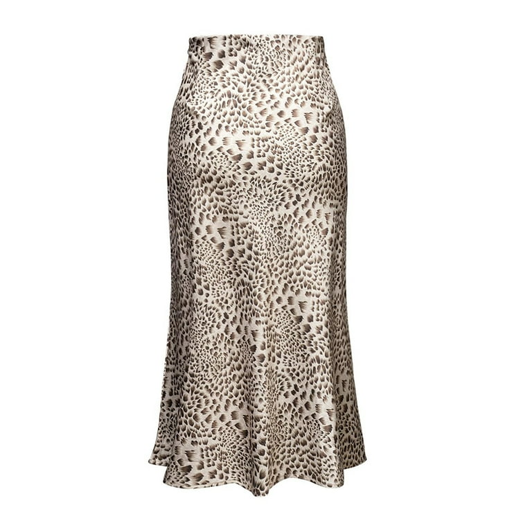 Cheetah midi skirt chiffon hotsell