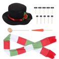 thumbnail image 3 of 1 Set Snowman Decorating Prop Kit Christmas DIY Ornaments Festival Props, 3 of 5
