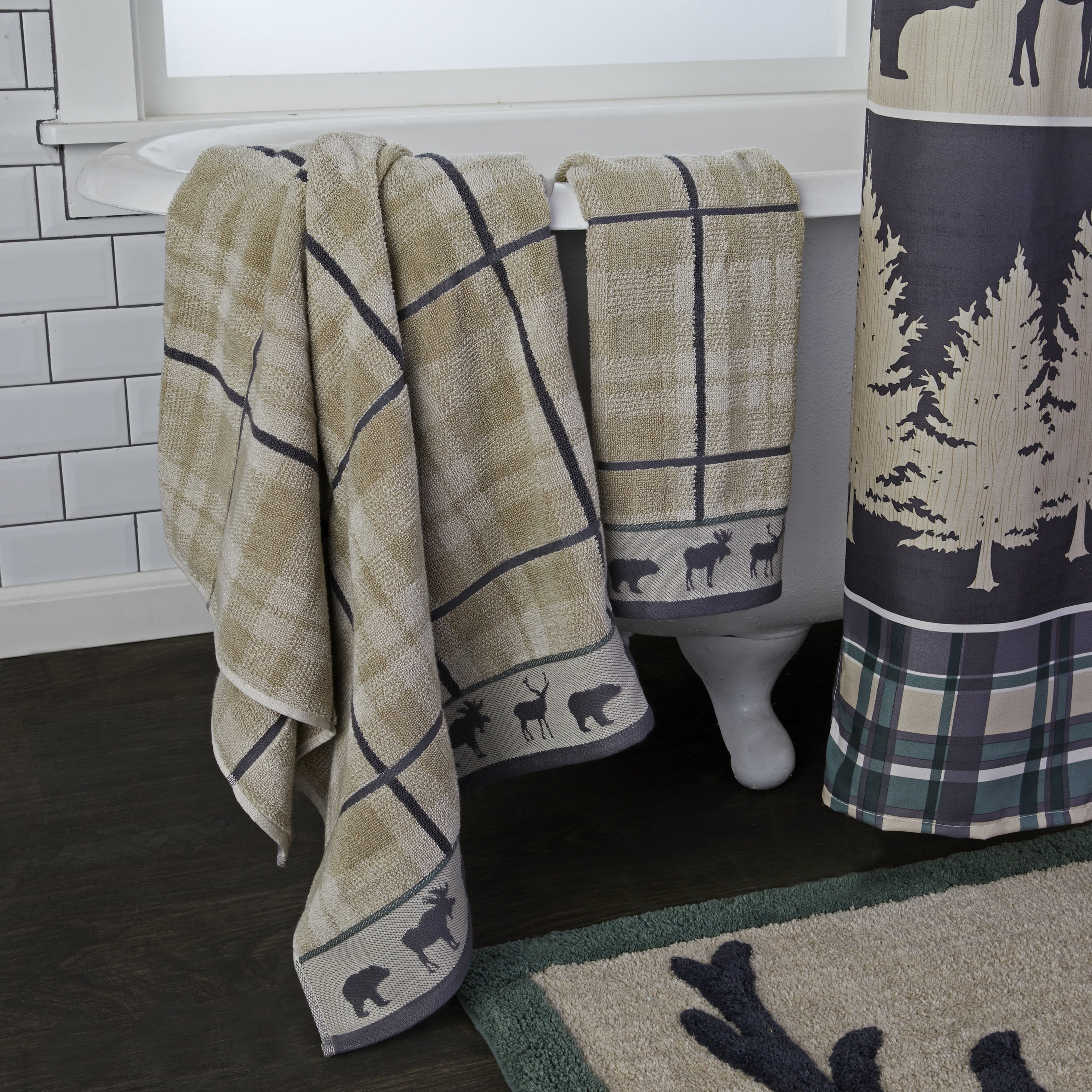 SKL Home Grand Teton Hand Towel (2-Pack) in Taupe