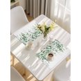thumbnail image 5 of Green Leaves Placemats Set of 6, Summer Botanical Placemats for Dining Table, Place Mats for Kitchen Tabletop, Waterproof Wipeable Dining Table Mats Set, 5 of 9