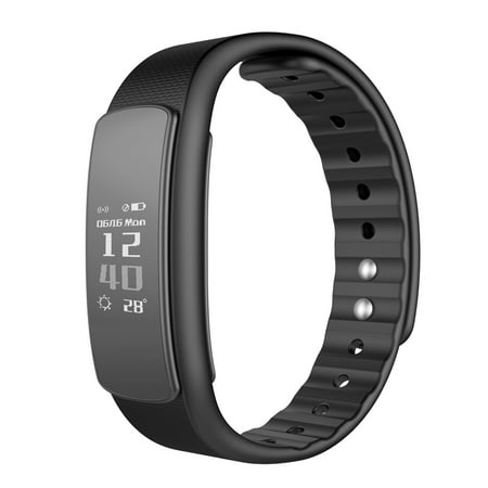 IMAGE IP67 Waterproof Fitness Tracker Smart Watch Bracelet Band Heart Rate Monitor for Android