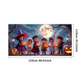 thumbnail image 4 of Halloween Theme Kids Banner Pumpkin Decoration Ghost Costume Witch Hat for Halloween Party Outdoor Decoration Night Celebration, 4 of 9