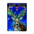 thumbnail image 2 of Evergreen Santa's Reindeer Lustre Garden Flag 12 x 18 Inches Indoor Outdoor Decor, 2 of 7