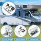 thumbnail image 3 of 2 Piezas Bloque de Puerta para Caravana, Tope de Puerta de Aleación de Zinc, Accesorios para Caravana y Autocaravana, Bloque de Puerta con Resorte para Jardín, Casa Móvil, Dormitorio, Sala de Estar,, 3 of 5