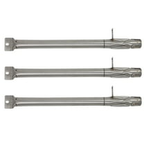 3-Pack BBQ Gas Grill Tube Burner Replacement Parts for Kenmore 119.16312 - Compatible Barbeque Stainless Steel Pipe Burners