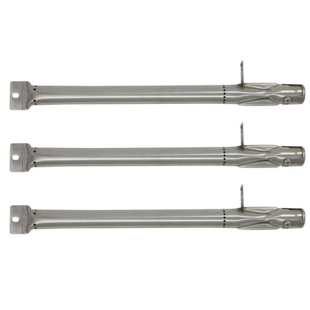 

3-Pack BBQ Gas Grill Tube Burner Replacement Parts for Outdoor Gourmet BQ06043-1 - Compatible Barbeque Stainless Steel Pipe Burners