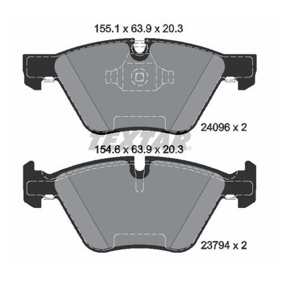 Brake Pad SetREO 240962001