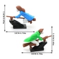 thumbnail image 2 of Witch and wizard broom car decorations,Motion Activated Dashboard Decor That Drifts & Spins,fun gifts for car enthusiasts., 2 of 6